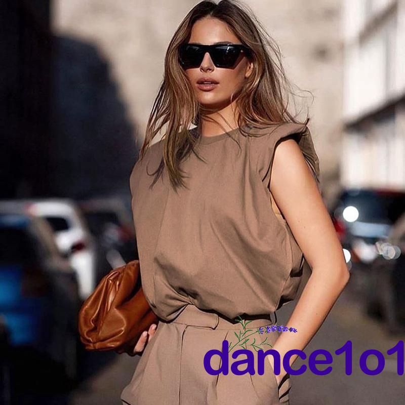 Áo Nữ Không Tay Cổ Tròn Thời Trang Cá Tính