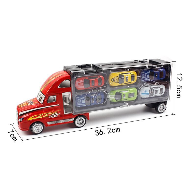 VG Kid Portable Container Truck Mô hình xe tải mô phỏng lớn