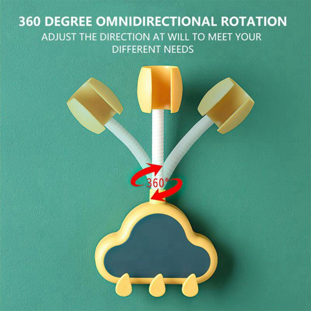 Giá Đỡ Đầu Vòi Hoa Sen HARRIETT 360° Giá Đỡ Vòi Hoa Sen Hình Đám Mây Gắn Tường