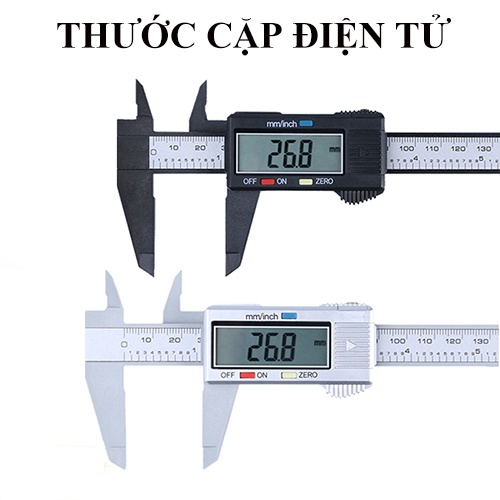 Thước Cặp Điện Tử  Cơ Khí Chính Xác ABG 150mm Đo 2 Hệ Mét/Inch Tặng Kèm Hộp Nhựa Và Pin Bảo Hành 6 Tháng