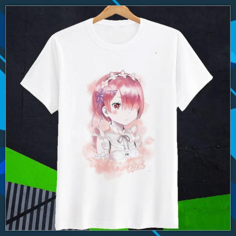 🔥Siêu Rẻ🔥 Áo thun anime Re:Zero Ram Art - CODE21