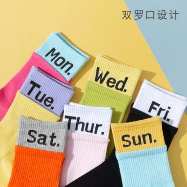 Vớ Thể Thao Bằng Cotton Nhiều Màu Sắc Phong Cách Đường Phố Nhật Bản Cho Nữ