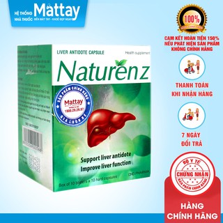 Naturenz - DHG Pharma - Hộp 100 Viên - Giúp Mát Gan, Tăng Cường Chức Năng Gan