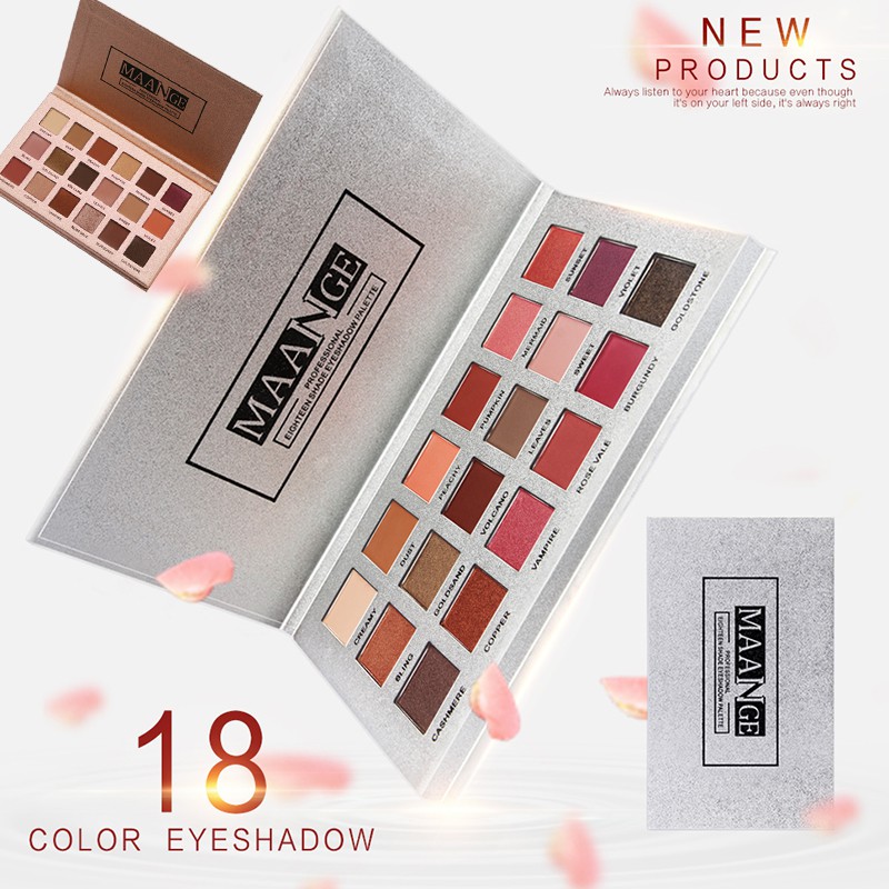 (Hàng Mới Về) Bảng Phấn Mắt 18 Màu Sắc Lâu Trôi Trang Điểm Thời Trang | BigBuy360 - bigbuy360.vn