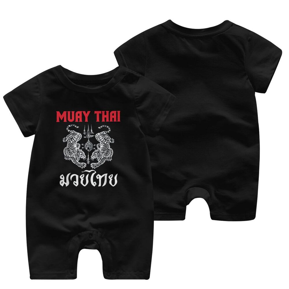 Jumpsuit Tay Ngắn In Chữ Dễ Thương Cho Bé Trai