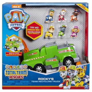 Bộ xe team 6 chú chó cứu hộ Rocky paw Patrol