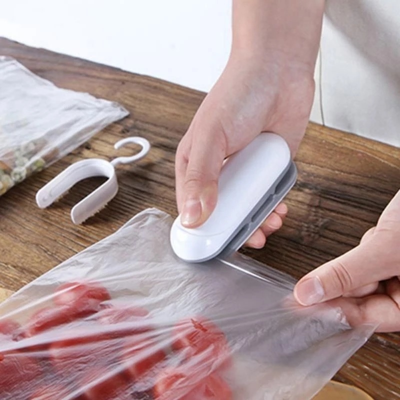 Dụng Cụ Dán Miệng Túi Bảo Quản Thực Phẩm Thiết Kế Nhỏ Gọn Tiện Dụng Cho Nhà Bếp
