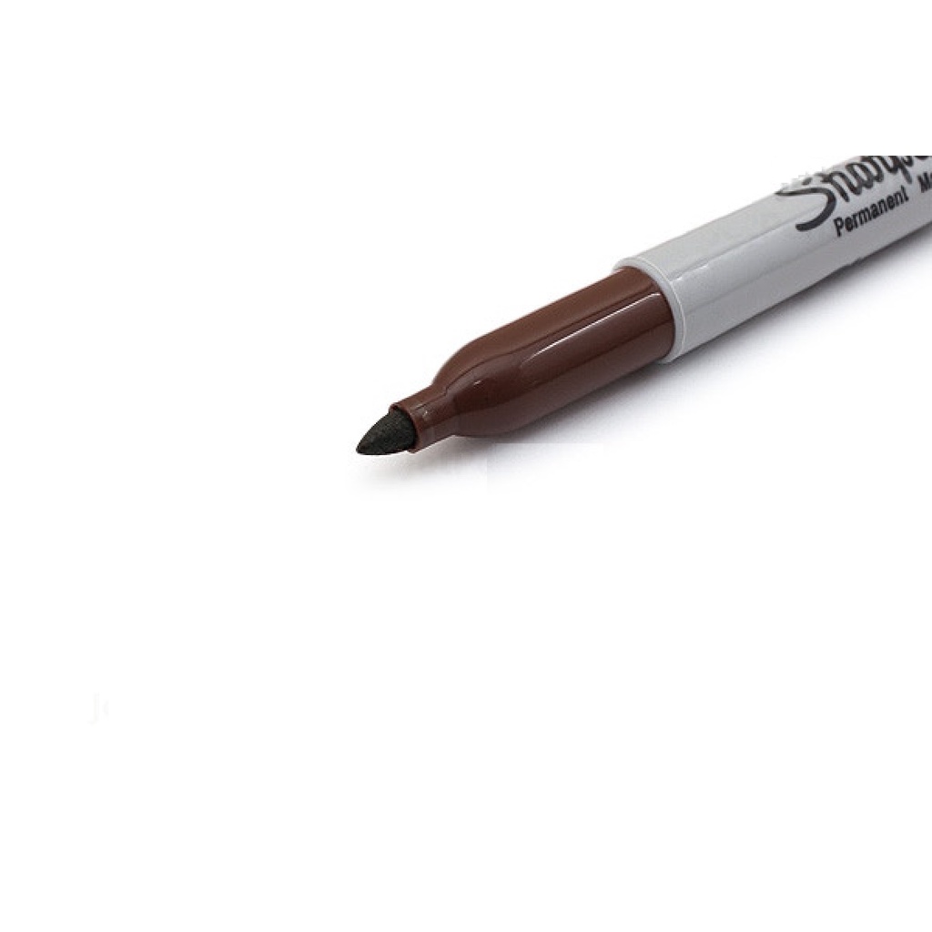 Bút lông dầu viết vẽ trên mọi chất liệu Sharpie Permanent Marker – Fine Point – Màu nâu (Brown)
