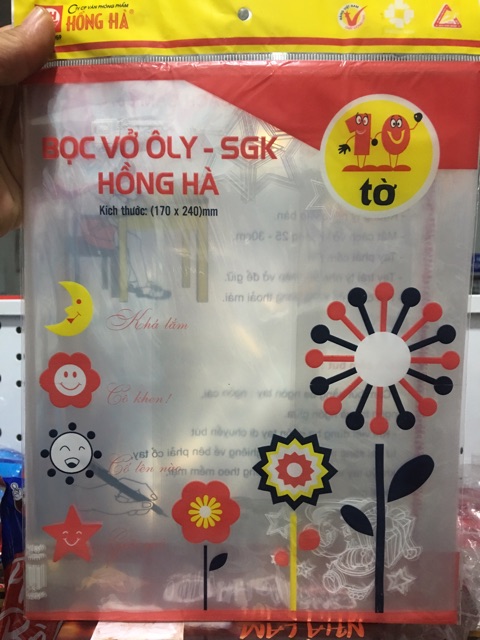 BỌC VỞ OLY SGK HỒNG HÀ (170x240)mm