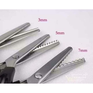 Kéo viền răng cưa đủ size cỡ tròn và nhọn Minmun1618