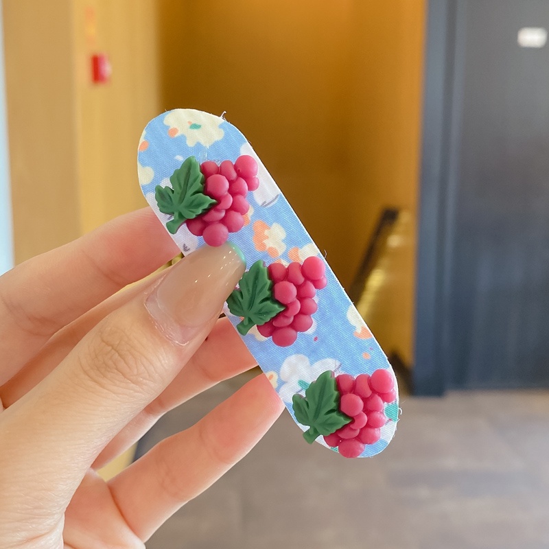 Kẹp Tóc Khóa Dán Họa Tiết Hoạt Hình Dễ Thương Cho Bé Gái