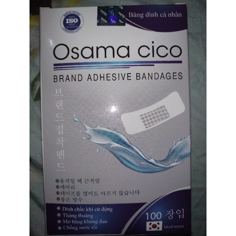 Băng gâu Osama có siêu dính chống nước.