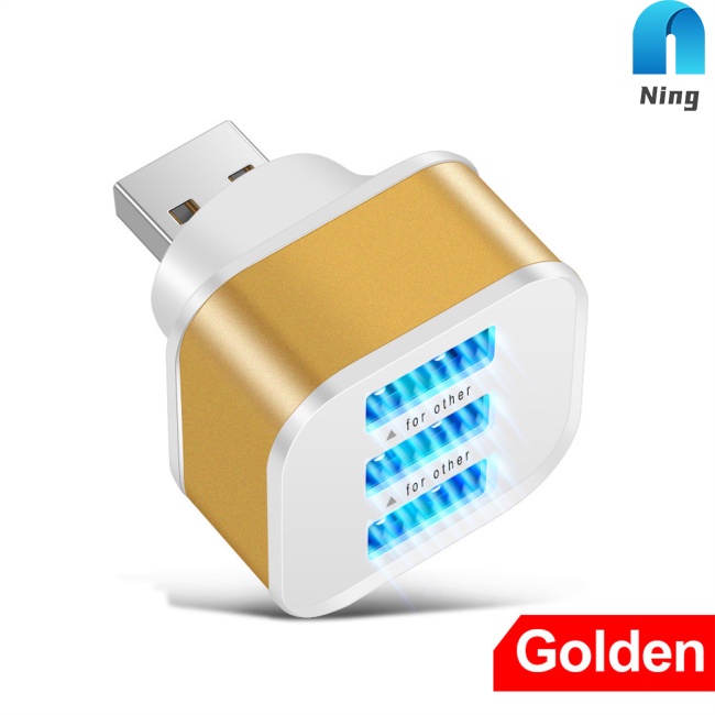 Đầu Chia 3 Cổng Usb 3 Cổng Tốc Độ Cao Tiện Dụng Mang Theo Du Lịch