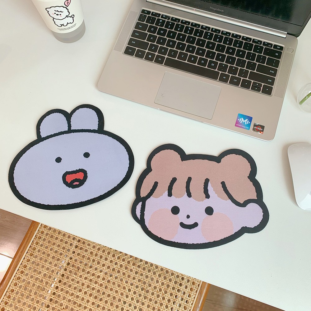 Tấm lót chuột máy tính, laptop chống trượt hoạt hình cute