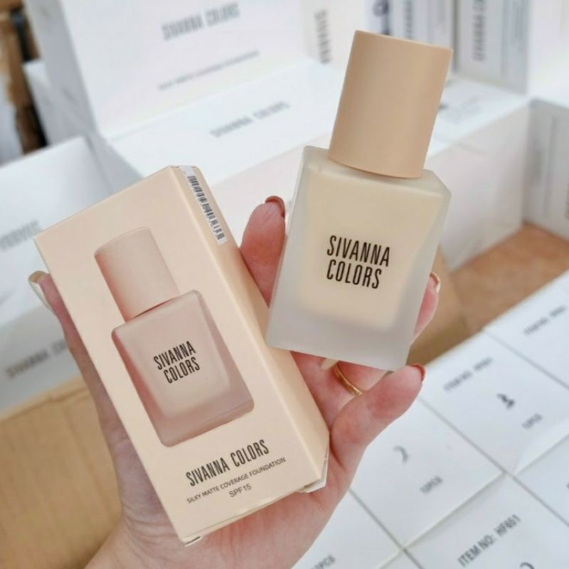 Kem nền chống nước Sivanna Silky Matte Coverage Foundation HF118 Thái Lan 30ml