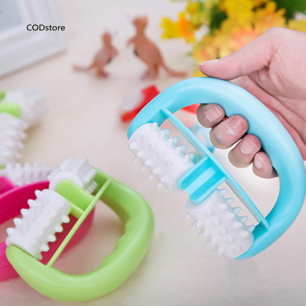 Con lăn massage cơ thể hỗ trợ giảm mệt mỏi có tay cầm tiện dụng