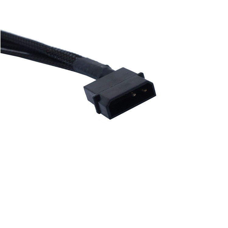 Dây cáp Molex to 4pin 1 ra 4 - Dùng được cho chân 3pin và 4pin, hỗ trợ cắm nguồn psu