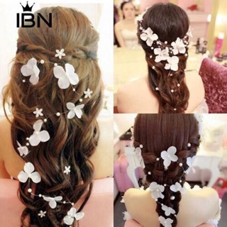 Dây hoa trắng _ bới tóc cô dâu