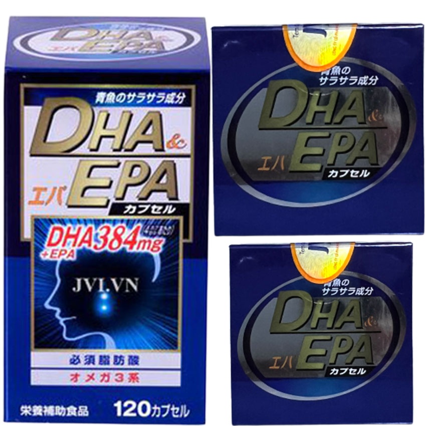 Viên Bổ Não Sáng Mắt DHA EPA Soft Capsule giúp hỗ trợ giảm cholesterol & trigyceride máu 120v , Thuocviet24h