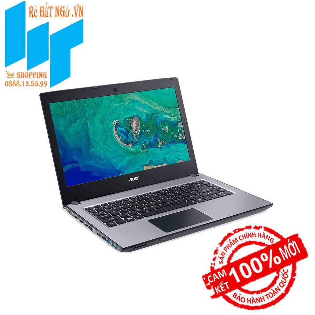 Laptop Acer Aspire E5-476-399X NX.GWTSV.008 14 inch HD_i3-8130U_4GB_1TB HDD_UHD 620_Win10_1.8 kg