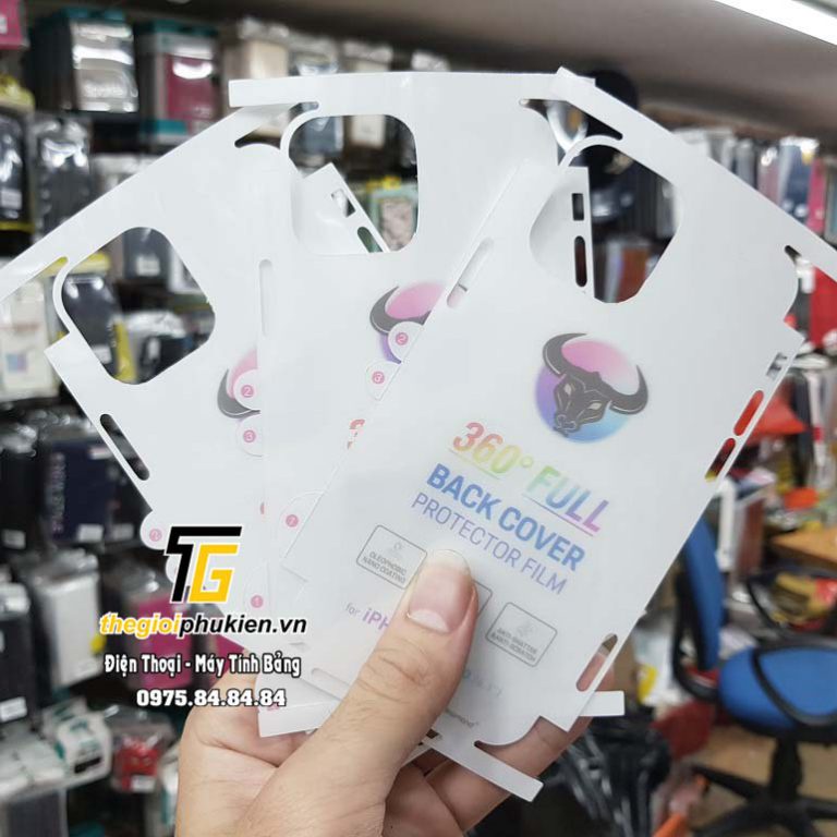 [SHOCKKK ] Tấm dán mặt lưng trong suốt PPF(Paint Protection Film) iPhone 13 Pro, 13 Pro Max