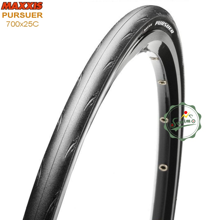 Vỏ xe đạp - Lốp MAXXIS Pursuer 700x25c M225 tanh thép