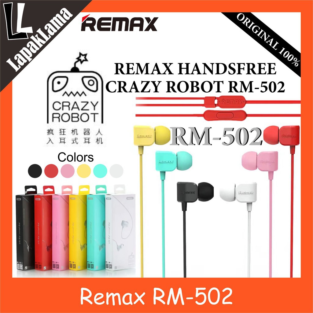 Tai Nghe Nhét Tai Remax Rm-502 Có Mic Rm 502