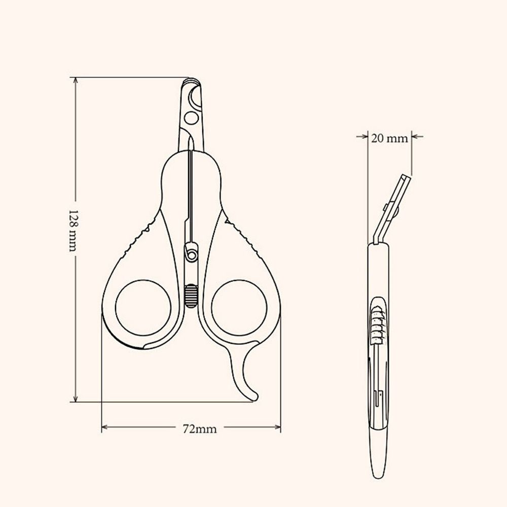 Kéo cắt móng bằng thép không gỉ cho thú cưng chó mèo