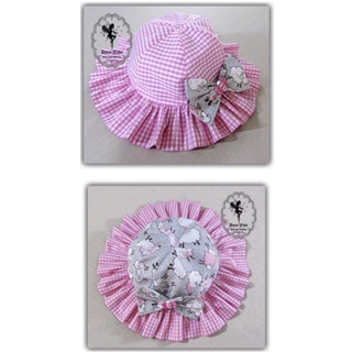 G26-RẬP GIẤY (BẢN VẼ) MAY NÓN BÉ GÁI (Size 0-12 tuổi)