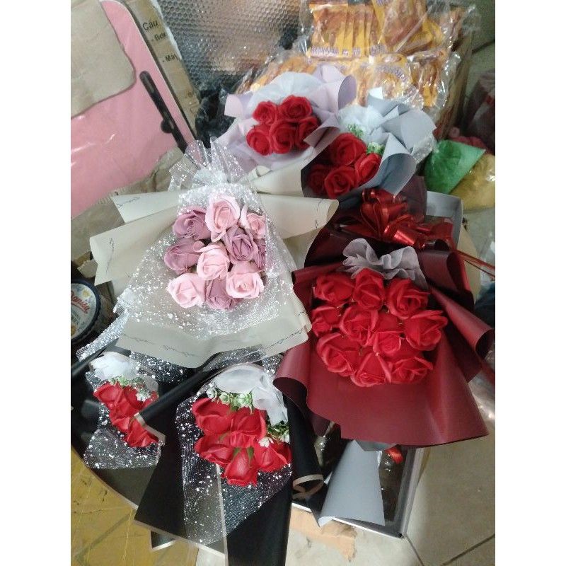 Bó hoa sáp 11 bông