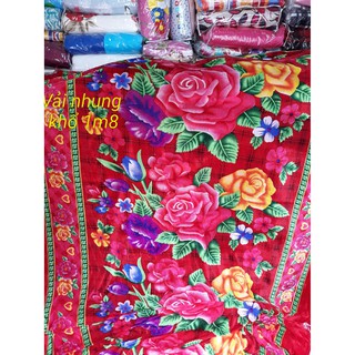 VẢI NHUNG BÔNG KHỔ 1M8