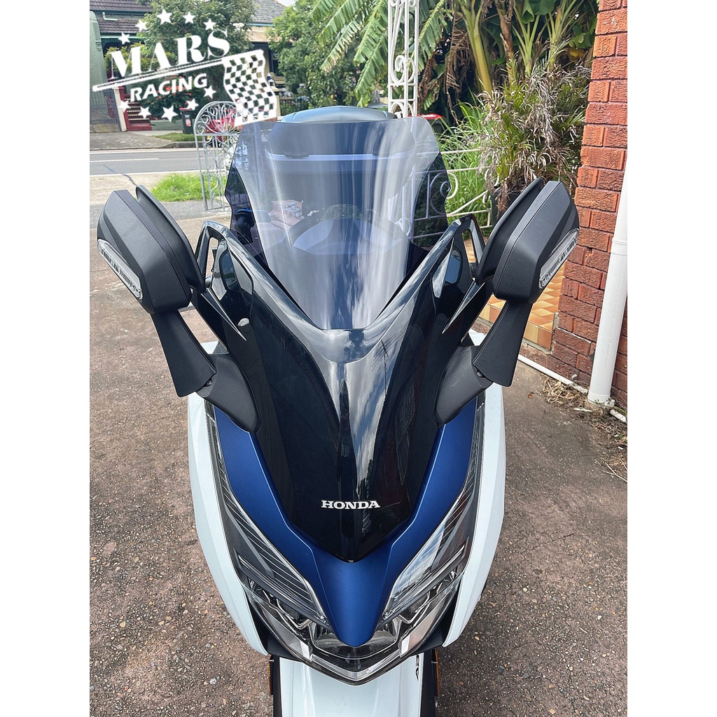 Phụ kiện xe máy Kính chắn gió Kính chắn gió W Chống lệch hướng Tấm chắn gió cho HONDA FORZA300 2018 FORZA 300 2018-2019 Forza-300 honda forza300 forza 300 18-19
