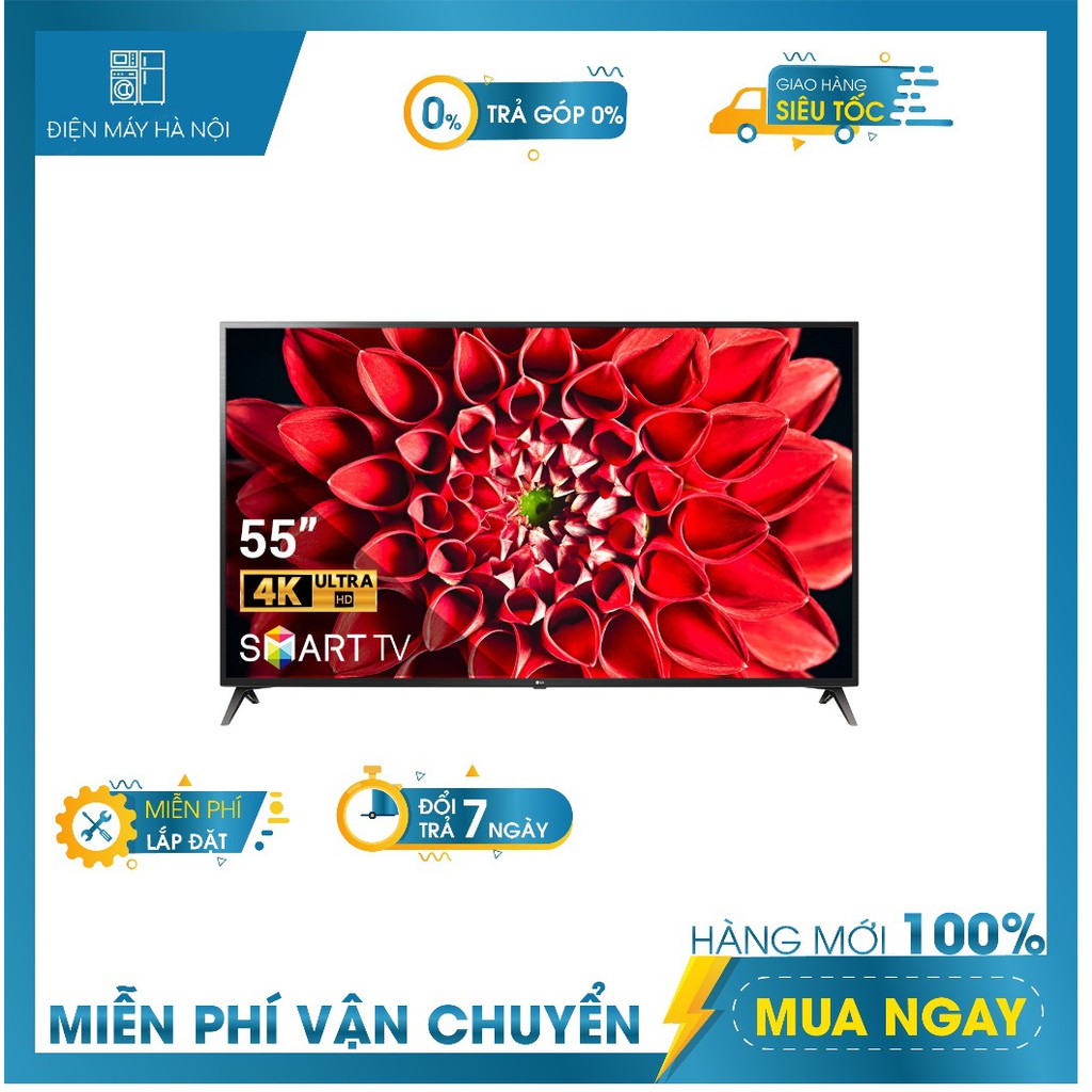 Smart Tivi LG 55 Inch UHD 4K 55UN7190PTA Model 2020 - Có Magic Remote (Chính Hãng)