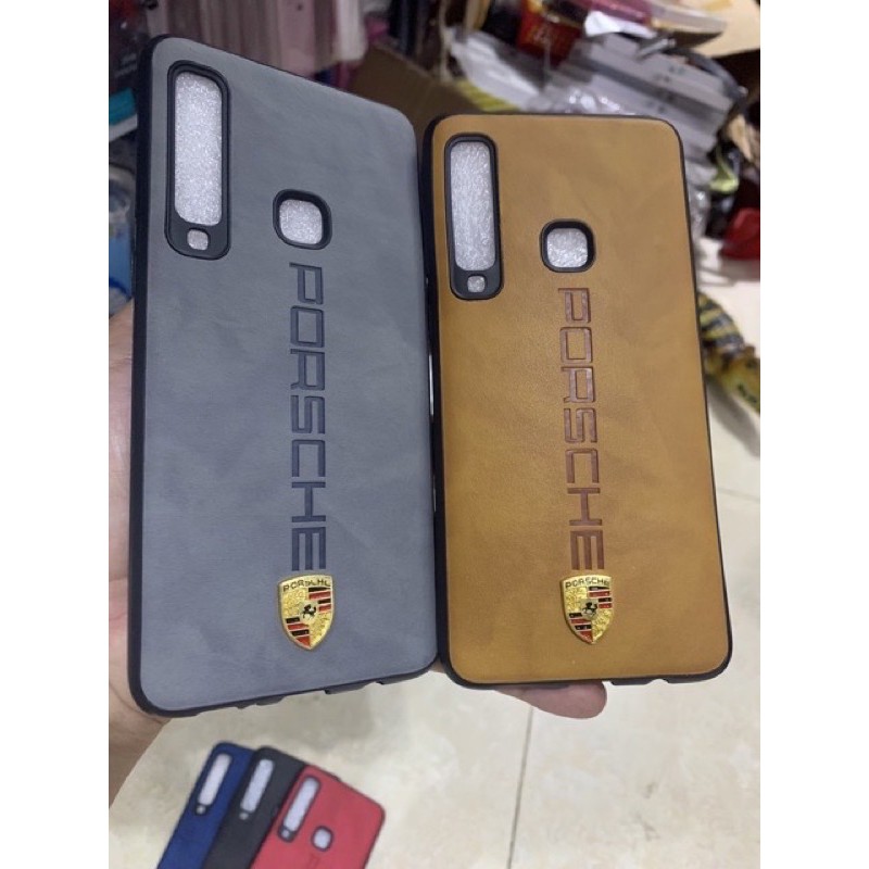 Ốp lưng Samsung A9  giả da in logo
