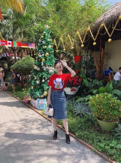 Áo thun mèo thần tài