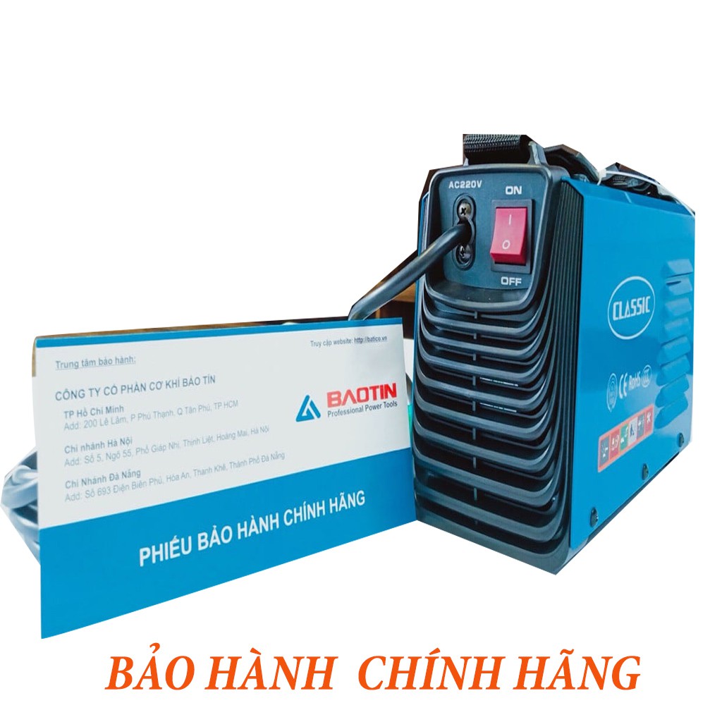 Máy hàn điện tử MINI gia đình Clasic nhật bản ARC2.5ES có dây đeo, Tặng kìm hàn 500A Cực lớn