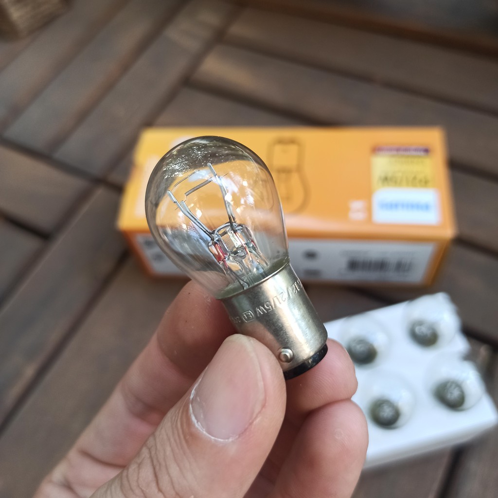 Bóng đèn hậu Philips Halogen P21/5W 12499CP - 12V/5W - 2 tim