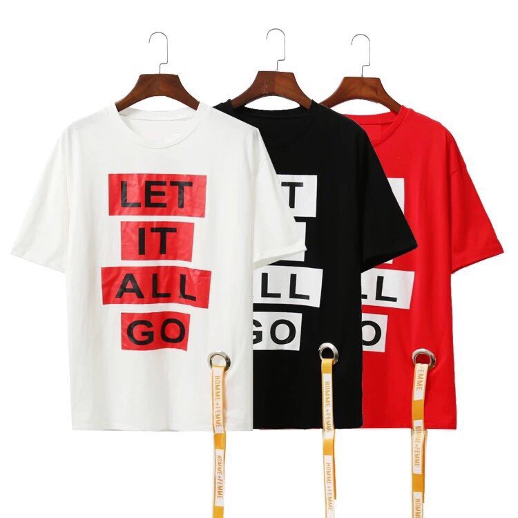 Áo thun let it all go unisex