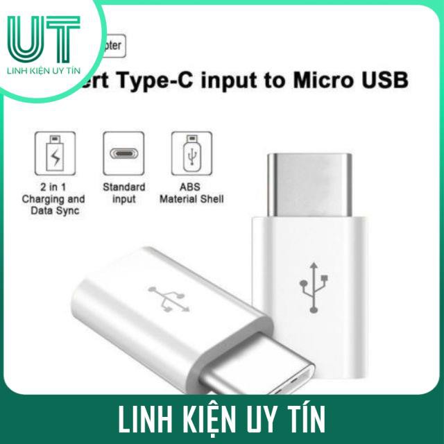 Cổng Chuyển Đổi MicroUSB Sang Type C, typeC,type-C