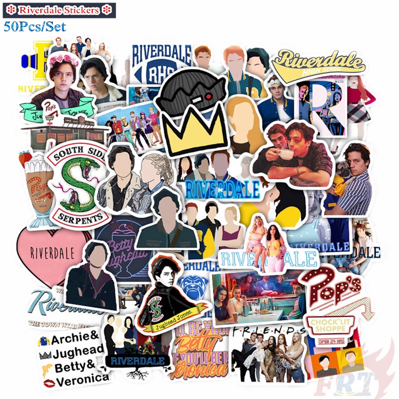 ❉ Riverdale Series 01 Stickers ❉ 50Pcs/Set DIY Fashion Waterproof Doodle Decals Stickers