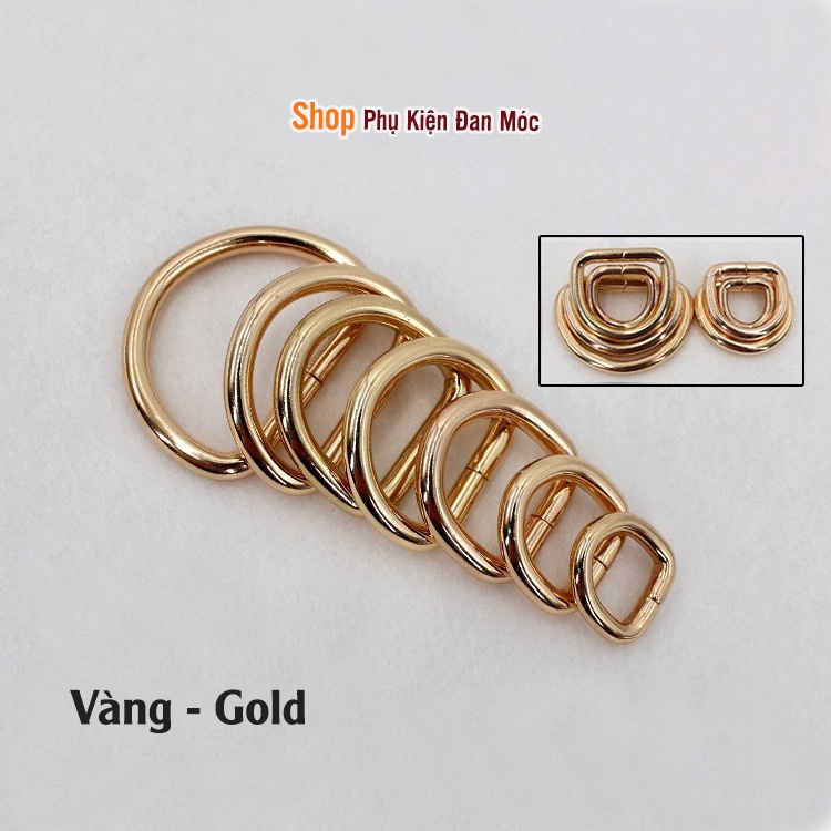 Cặp Khoen Chữ D Loại Tốt - Phụ Kiện Túi Ví