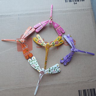 Bộ 10 chuồn chuồn tre màu 7cm