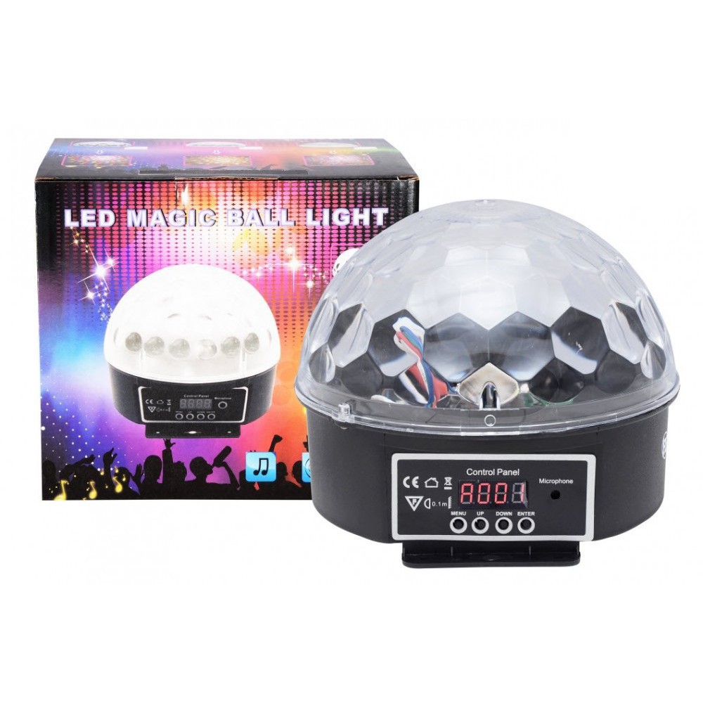 Siêu rẻ Đèn Xoay Vũ Trường 7 Màu Có Phát Nhạc Tặng Kèm USB shop bán sỉ
