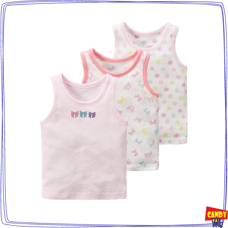 ÁO THUN BA LỖ COTTON CAO CẤP CHO BÉ - HÌNH NƠ