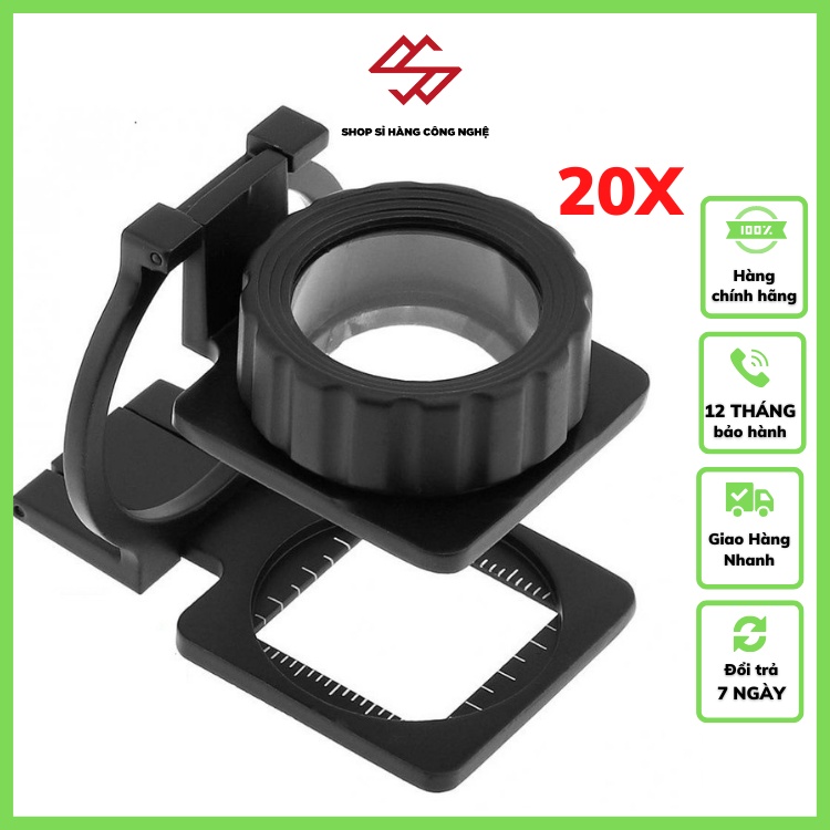 Kính Lúp 20X Có Thước Đo