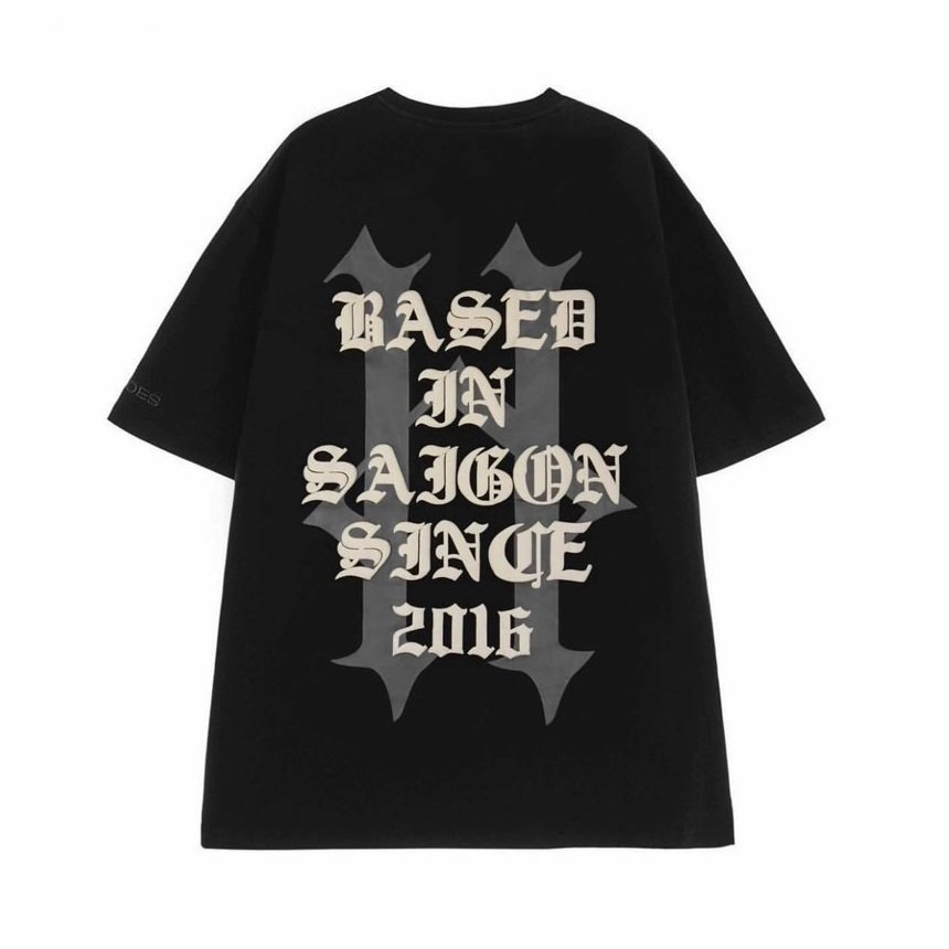 Áo Phông Based Form Rộng Unisex - Áo thun oversize dang suông tay lỡ in chữ vintage 3158 cá tính đường phố HOT
