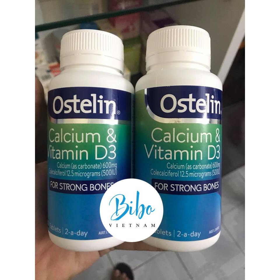 Canxi bầu Ostelin 130 viên hàng chính hãng