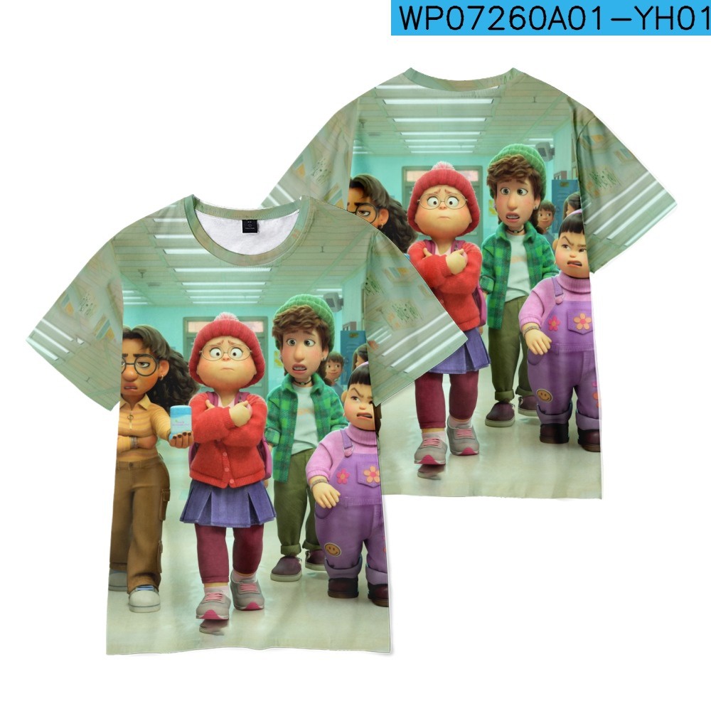 Hàng Mới Về Mới Áo Thun Tay Ngắn In Hình Hoạt Họa Trẻ Trung Cho Người Lớn Và Trẻ Em