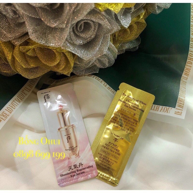 Combo 10 Gói Tinh chất dưỡng vùng da mắt Whoo Cheongidan Llluminating Regenerating Eye Serum | BigBuy360 - bigbuy360.vn
