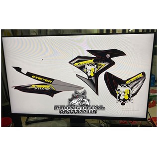 Tem rời yamaha exciter 150 king drag vàng đen